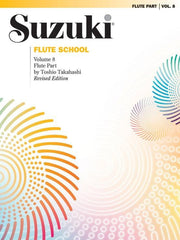 Suzuki Flute School Volume 8 - Flute Book (Revised Edition)-Woodwind-Alfred-Engadine Music