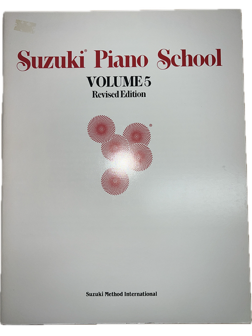 Suzuki Piano School Volume 5 Revised Edition - Piano Book (Old Cover)