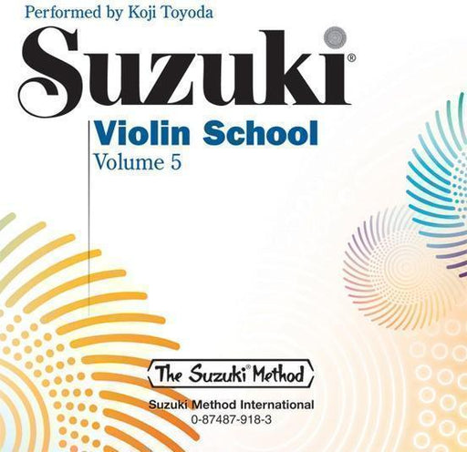 Suzuki Violin School Volume 5 - Violin Performance/Accompaniment CD-Strings-Alfred-Engadine Music
