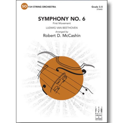 Symphony No. 6 1st movement, Beethoven Arr. Robert D. McCashin String Orchestra Grade 3.5-String Orchestra-FJH Music Company-Engadine Music