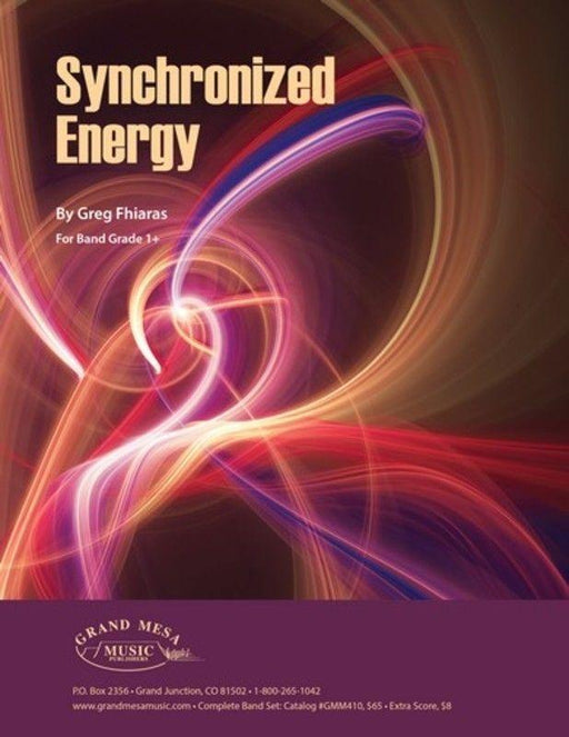 Synchronized Energy, Greg Fhiaras Concert Band Grade 1.5-Concert Band Chart-Grand Mesa Music-Engadine Music