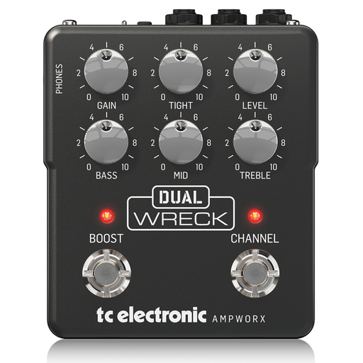 TC Electronic Dual Wreck Dual Channel Guitar Preamp Pedal