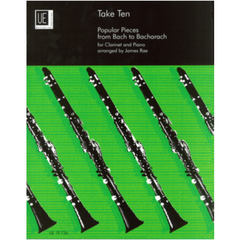 Take Ten Popular Pieces from Bach to Bacharach for Clarinet and Piano-Woodwind-Universal Edition-Engadine Music