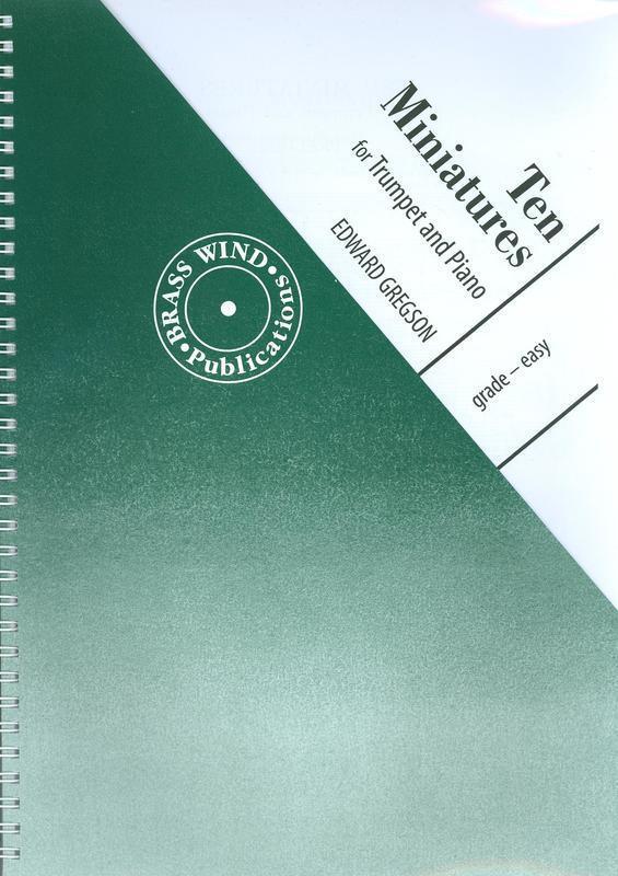 Ten Miniatures for Trumpet and Piano-Brass-Brass Wind Publications-Engadine Music