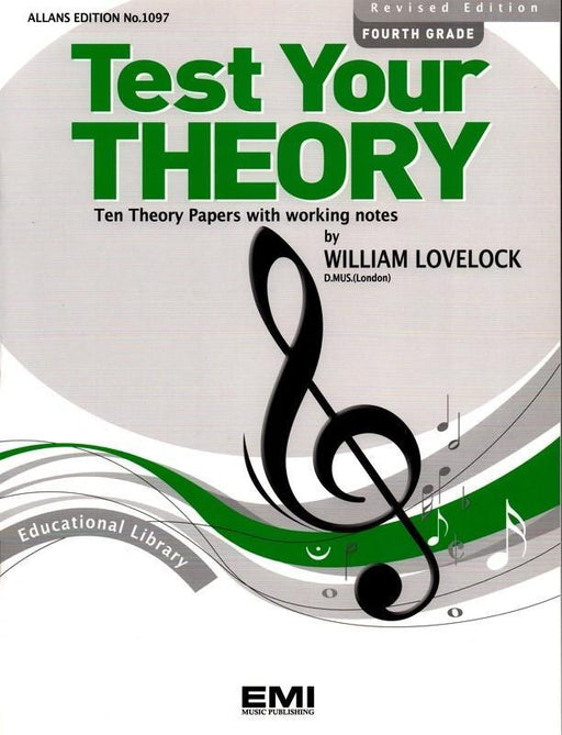Test Your Theory Fourth Grade-Theory-EMI Music Publishing-Engadine Music