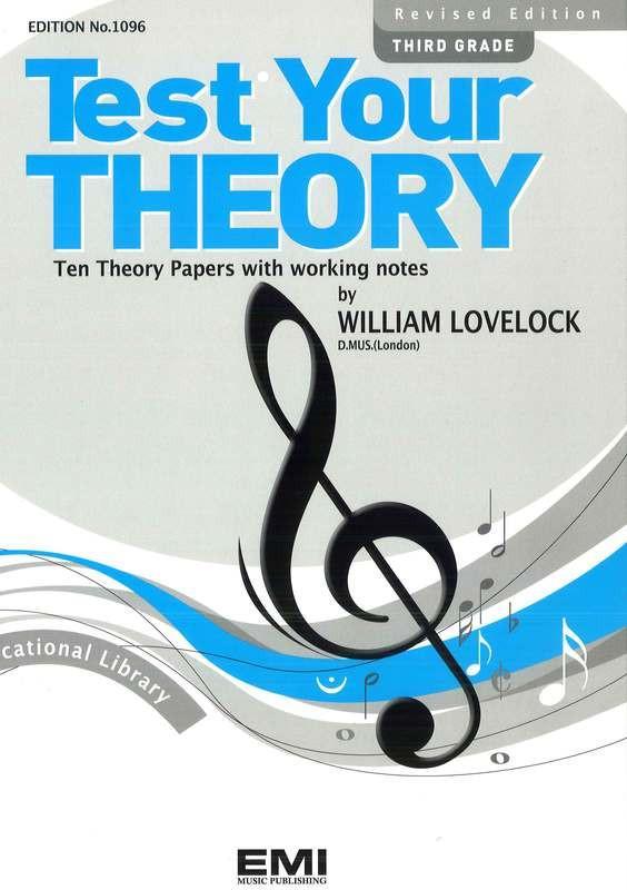 Test Your Theory Third Grade-Theory-EMI Music Publishing-Engadine Music
