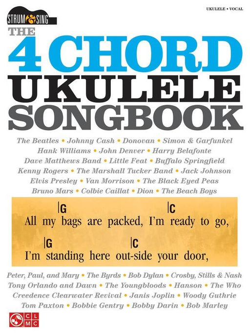 The 4-Chord Ukulele Songbook-Guitar & Folk-Cherry Lane Music-Engadine Music