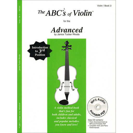The ABCs Of Cello Advanced Book 3-Strings-Carl Fischer-Engadine Music