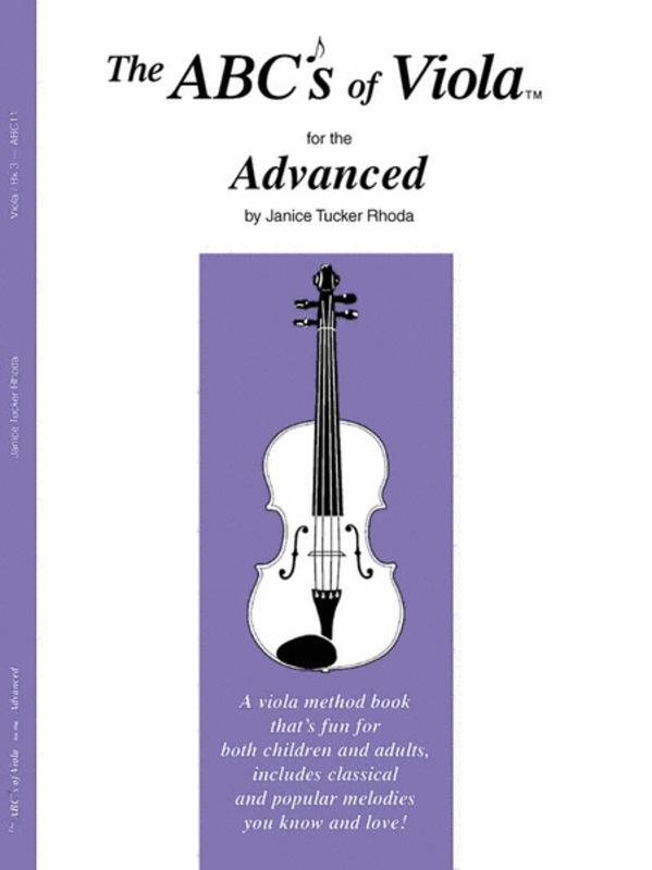 The ABCs Of Viola Advanced Book 3-Strings-Carl Fischer-Engadine Music