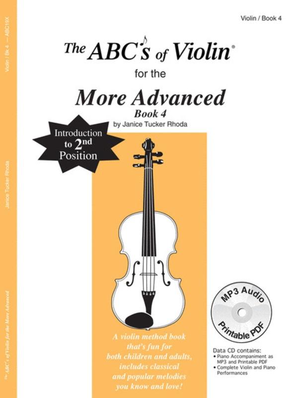 The ABCs Of Violin More Advanced Book 4-Strings-Carl Fischer-Engadine Music