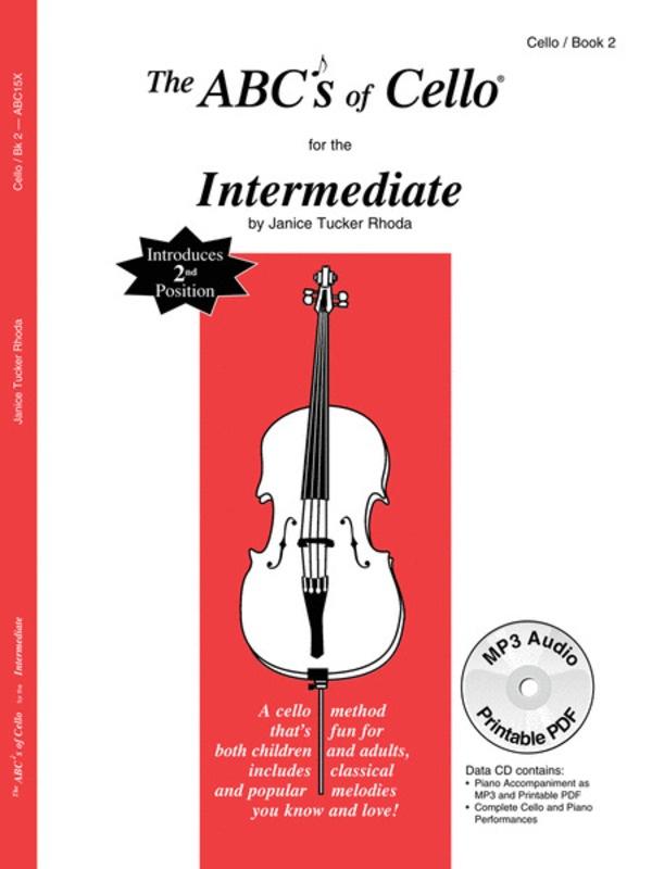 The ABCs of Cello for The Intermediate Book 2-Strings-Carl Fischer-Engadine Music