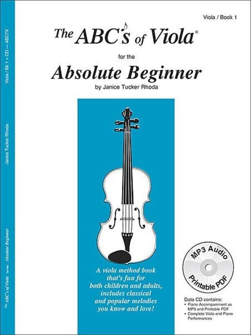 The ABCs of Viola for The Absolute Beginner-String-Carl Fischer-Engadine Music