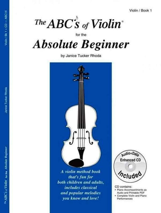 The ABCs of Violin for the Absolute Beginner Book 1-String-Carl Fischer-Engadine Music