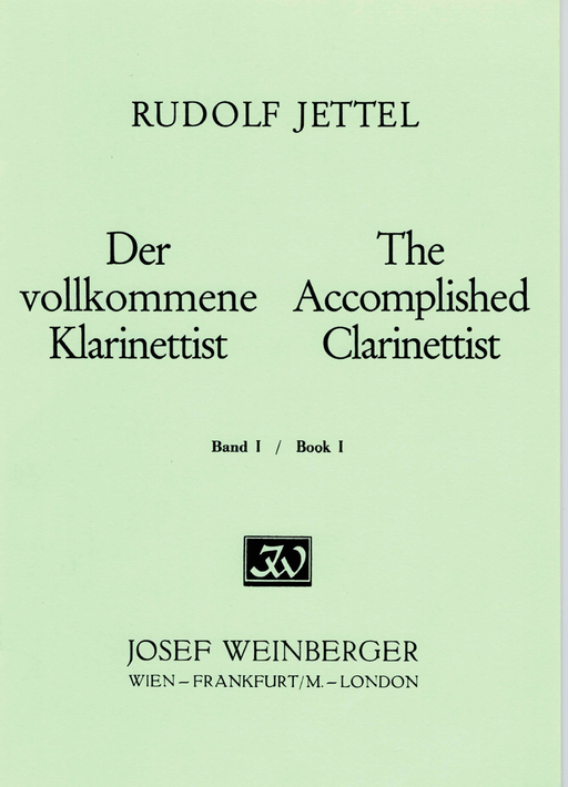 The Accomplished Clarinettist Book 1-Woodwind-Josef Weinberger-Engadine Music