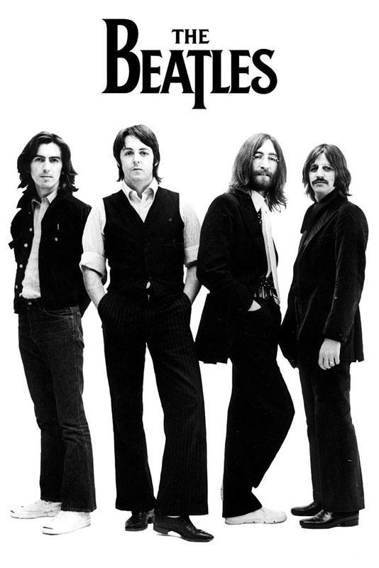 The Beatles - White Album Group Shot - Wall Poster — Engadine Music