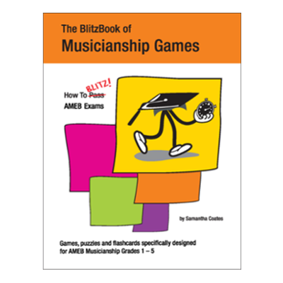 The Blitz Book of Musicianship Games Samantha Coates-Games and Reference-BlitzBooks Publications-Engadine Music
