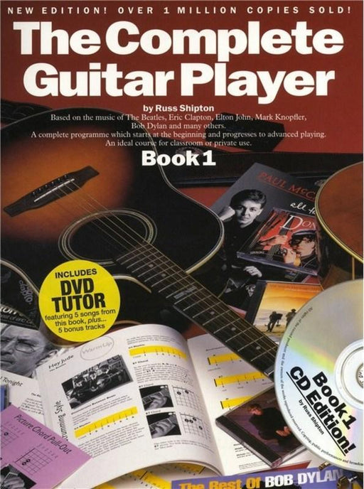 The Complete Guitar Player Book 1 Book, CD & DVD-Guitar & Folk-Wise Publications-Engadine Music