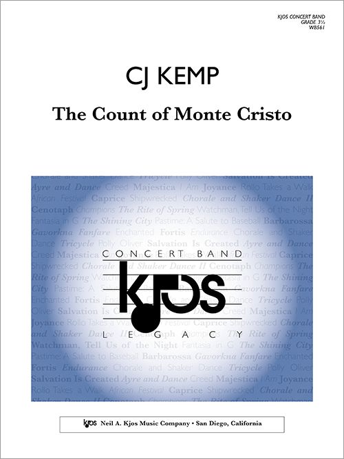 The Count of Monte Cristo, CJ Kemp, Concert Band Grade 3.5