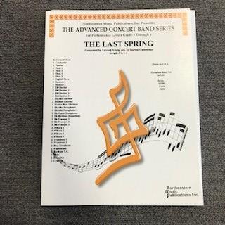 The Last Spring, Greig Arr. Barton Cummings Concert Band Chart Grade 3.5-4-Concert Band Chart-Northeastern Music Publication-Engadine Music