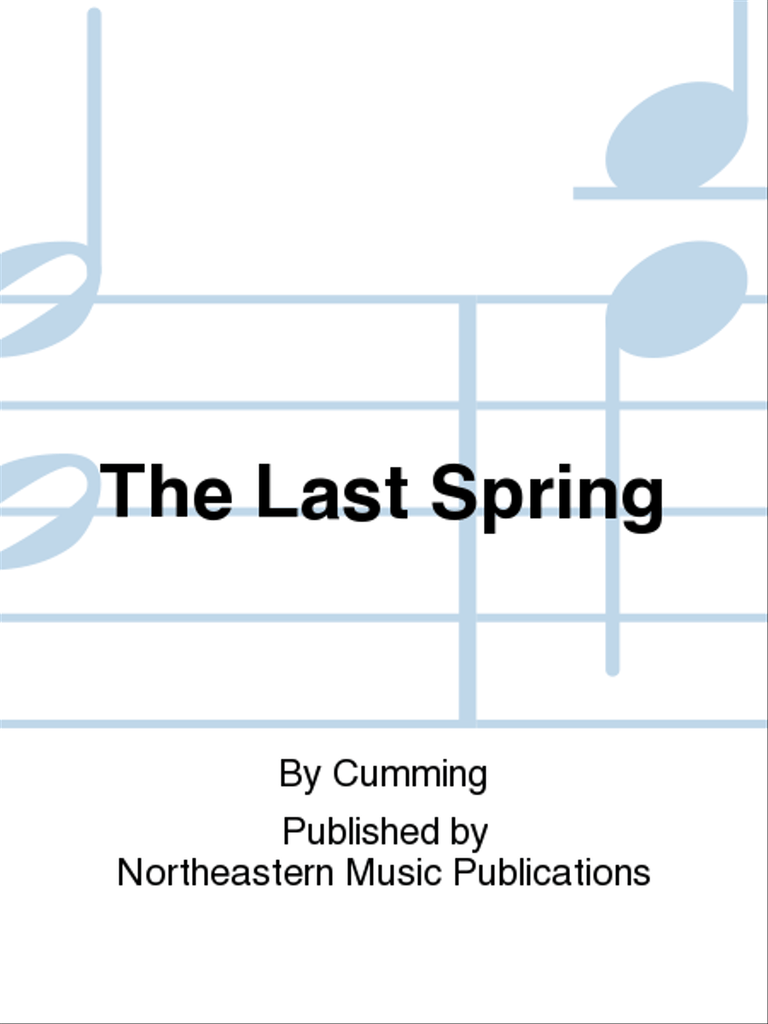 The Last Spring OP34 No2 CB SC/PTS Gr 3.5