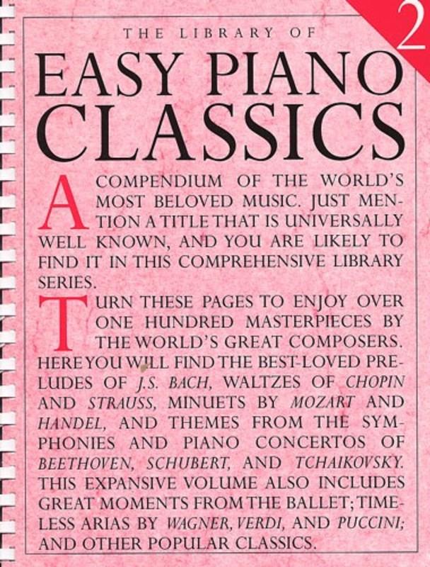 The Library of Easy Piano Classics Book 2-Piano & Keyboard-Music Sales America-Engadine Music