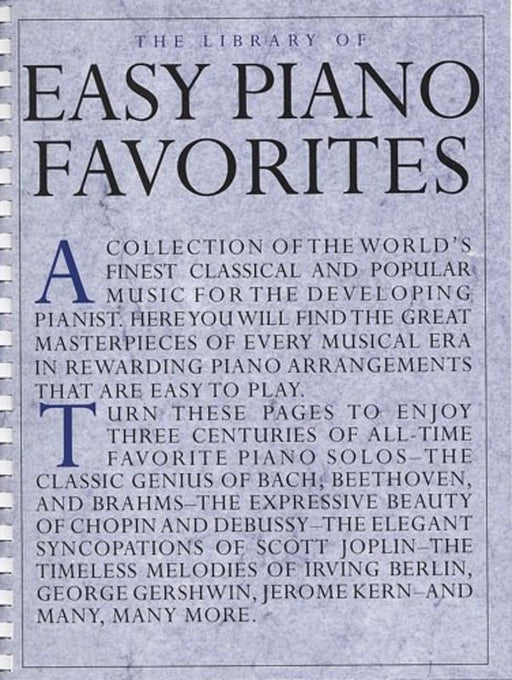 The Library of Easy Piano Favorites-Piano & Keyboard-Music Sales America-Engadine Music