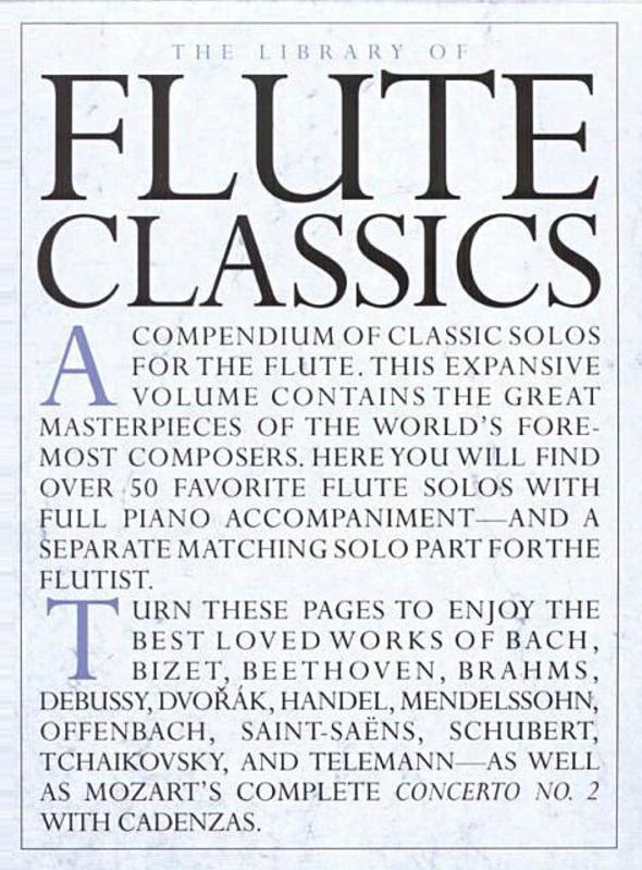 The Library of Flute Classics - Flute/Piano-Woodwind-Music Sales America-Engadine Music