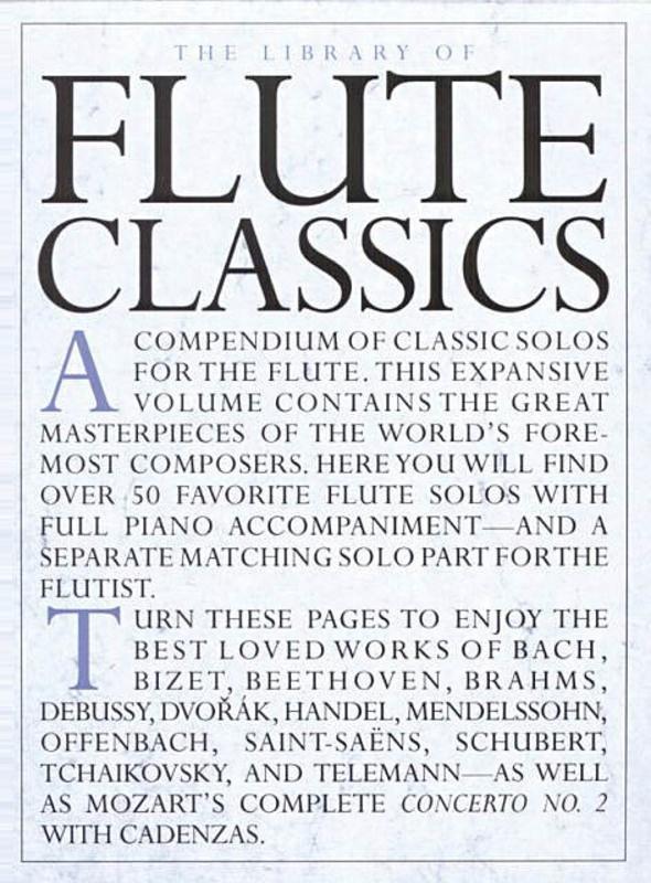 The Library of Flute Classics - Flute/Piano-Woodwind-Music Sales America-Engadine Music