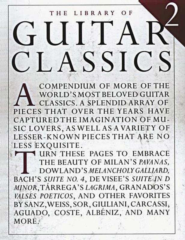 The Library of Guitar Classics 2-Guitar & Folk-Music Sales America-Engadine Music