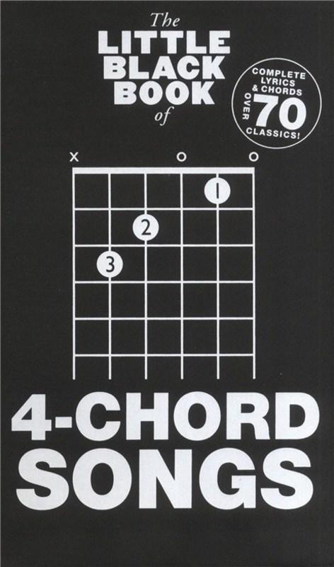 The Little Black Book of 4-Chord Songs-Guitar & Folk-Wise Publications-Engadine Music