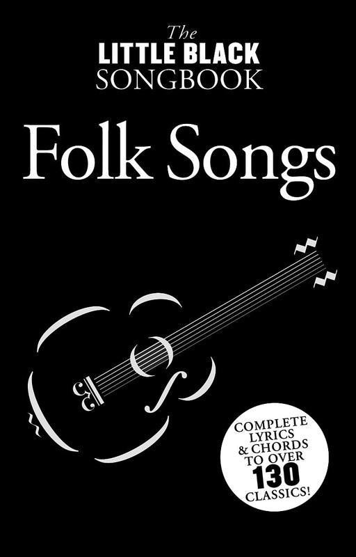 The Little Black Book of Folk Songs-Guitar & Folk-Wise Publications-Engadine Music