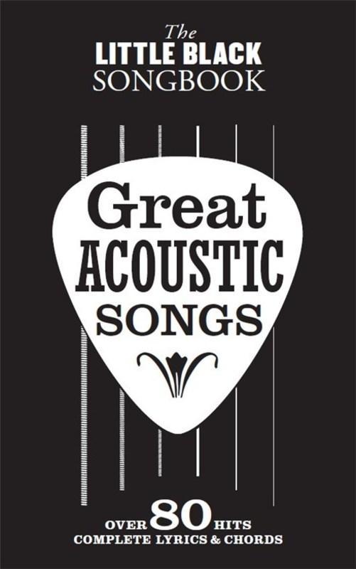 The Little Black Book of Great Acoustic Songs-Guitar & Folk-Wise Publications-Engadine Music