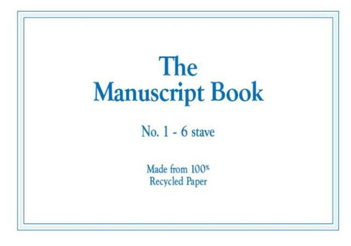 The Manuscript Book 1 - 6 staves-Manuscript-All Music Publishing-Engadine Music