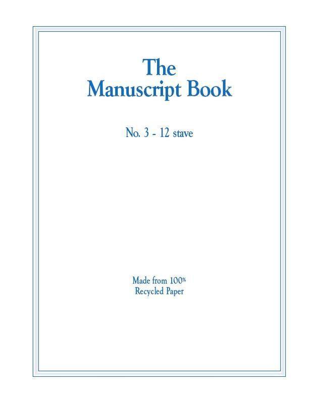The Manuscript Book 3-Manuscript-All Music Publishing-Engadine Music
