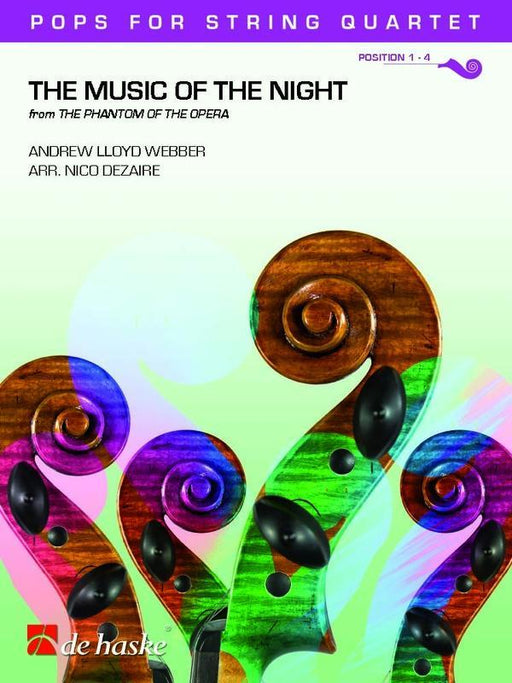 The Music of the Night, Arr. Nico Dezaire String Quartet-String Quartet-De Haske Publications-Engadine Music
