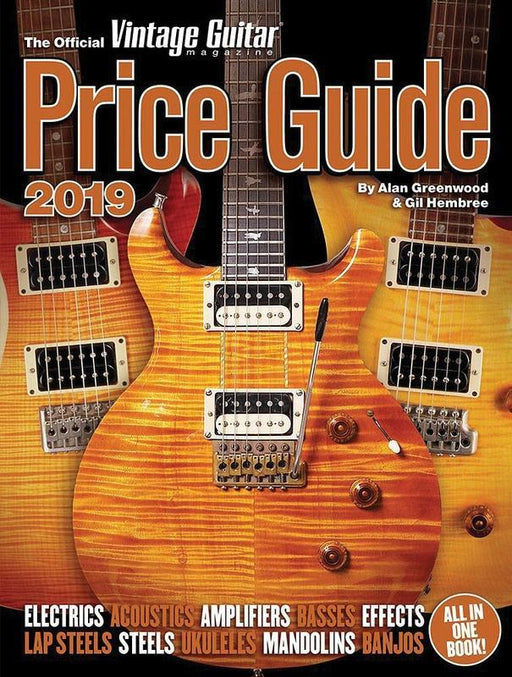 The Official Vintage Guitar Magazine Price Guide 2019-Guitar & Folk-Vintage Guitar Books-Engadine Music