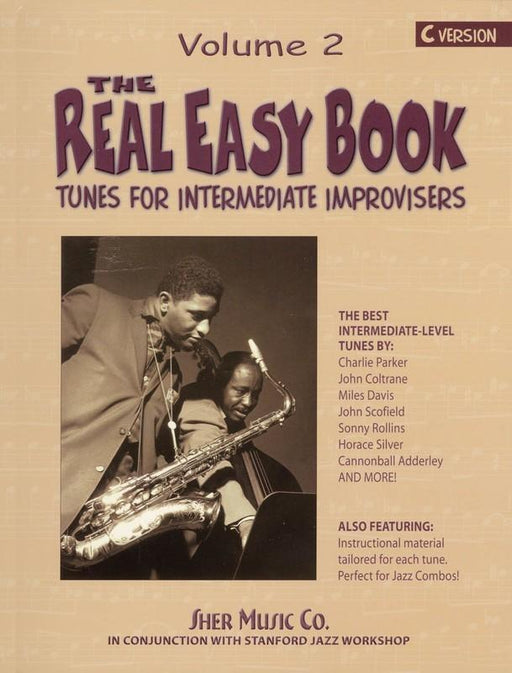 The Real Easy Book Vol. 2 Tunes for Intermediate Improvisers, C Version-Jazz Repertoire-Sher Music Co.-Engadine Music
