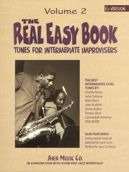 The Real Easy Book Vol. 2 Tunes for Intermediate Improvisers, E Flat Version-Jazz Repertoire-Sher Music Co.-Engadine Music