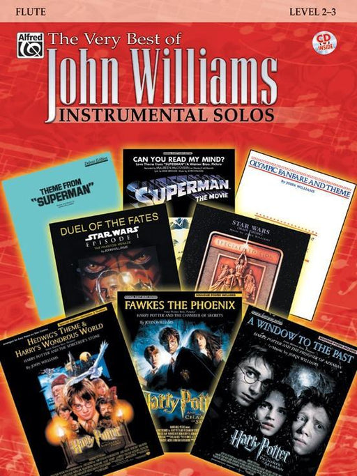 The Very Best of John Williams, Flute Book & CD-Woodwind-Alfred-Engadine Music