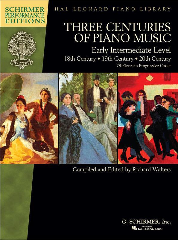 Three Centuries of Piano Music - 18th 19th & 20th Centuries, Early Intermediate-Piano & Keyboard-G. Schirmer Inc.-Engadine Music