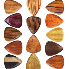 Timber Tones Single Guitar Picks - Various Woods