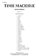 Time Machine - Concert Band Grade 3