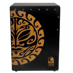 Toca Extended Range Bass Reflex Cajon with Tiger Mask Design