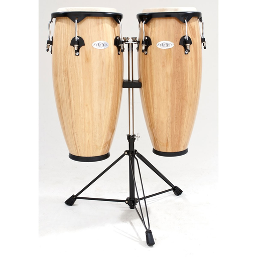TOCA PERCUSSION 'SYNERGY' 10+11" CONGA PAIR WITH STAND-Conga-Toca-Engadine Music