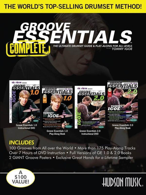 Tommy Igoe - Groove Essentials 1.0/2.0 Complete-Percussion-Hudson Music-Engadine Music