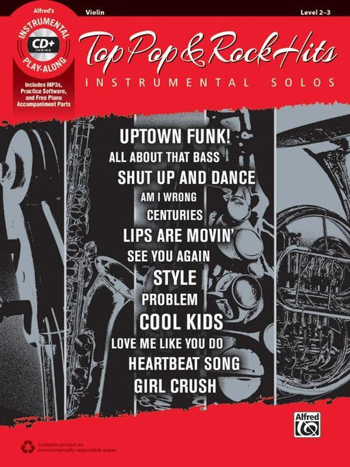 Top Pop & Rock Hits Instrumental Solos For Strings - Book & CD