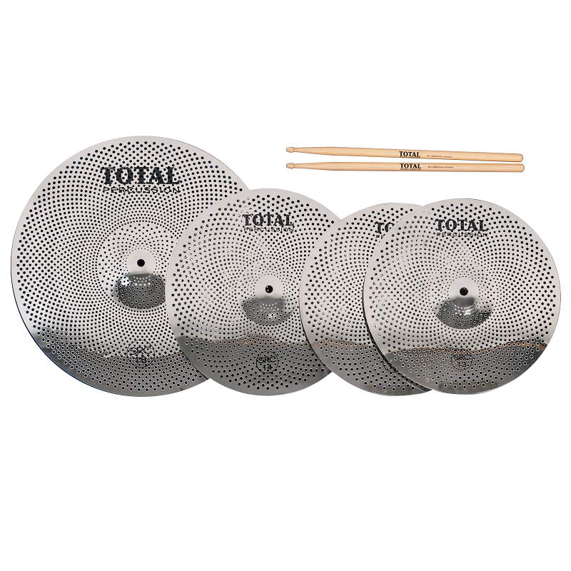 Total Percussion Sound Reduction Cymbal Set