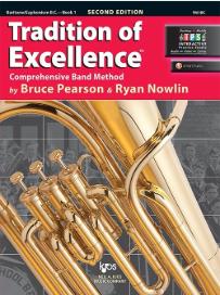 Tradition of Excellence Book 1 - Baritone/Euphonium BC-Band Method-Neil A. Kjos Music Company-Engadine Music