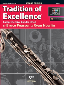 Tradition of Excellence Book 1 - Bass Clarinet-Band Method-Neil A. Kjos Music Company-Engadine Music