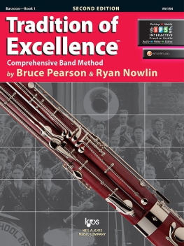 Tradition of Excellence Book 1 - Bassoon-Band Method-Neil A. Kjos Music Company-Engadine Music